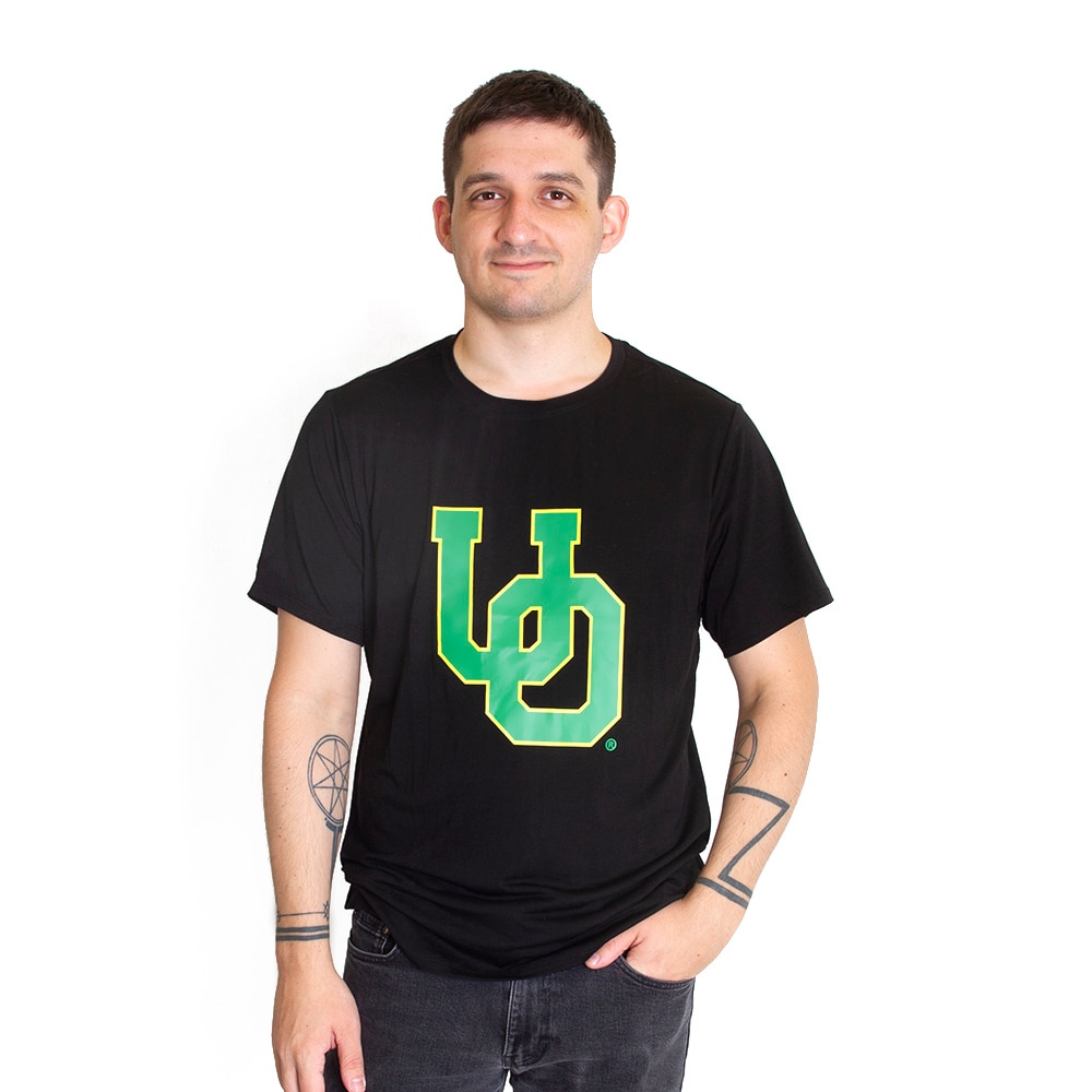 Interlocking UO, Ivy Citizens, Black, Crew Neck, Polyester Blend, Men, Unisex, Tencel, 2022, T-Shirt, 630000